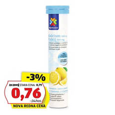 Šumeče tablete, kalcij