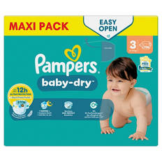 Baby Dry Maxi Pack, Windeln Größe 3 Midi, 136 Stück