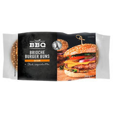 Brioche Burger Buns 300 g, Sesam
