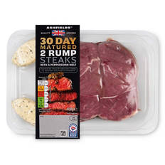 30 Day Matured Rump Steaks with a Peppercorn Melt 2 Pack