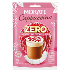 Zero cappuccino, málna-kókusz ízesítéssel, 20 g