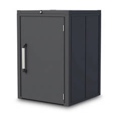 Mülltonnenbox aus Stahl