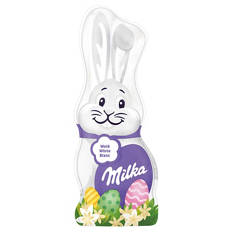 Schmunzelhase 90 g, Weiße Schokolade