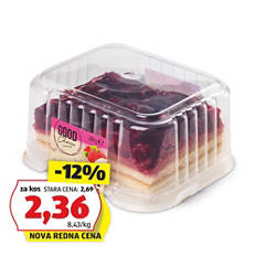 Kremno pecivo, malina