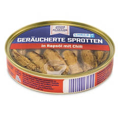 Geräucherte Sprotten, Chili