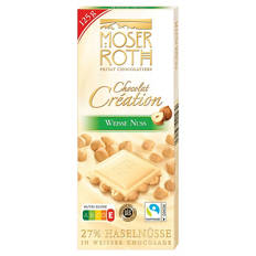 Chocolat Creation 125 g, Weiße Schokolade Nuss