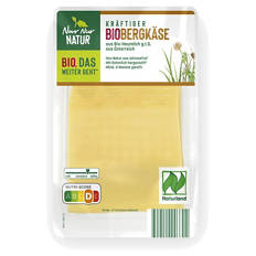 Bio-Heumilch-Käsescheiben 150 g, Bergkäse