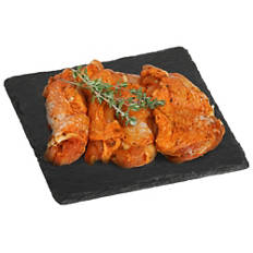 Poulet-Schenkelsteak, gewürzt