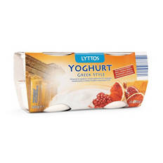 Yogurt greco all'arancia rossa e melograno