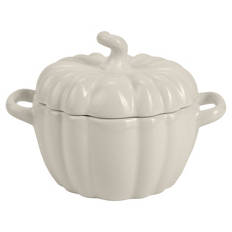 Kleine Kürbsischale, Beige