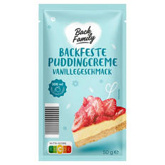Backfeste Puddingcreme 50 g, Vanille