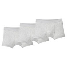 Herren Retropants 3er-Pack, M, Grau/Melange