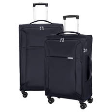 Trolley Kofferset Ultraleicht, Schwarz