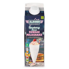 Raspberry Flavour Sundae Milkshake