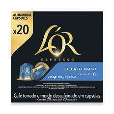 Kávékapszula, Espresso Decaffeinato, 20 darab