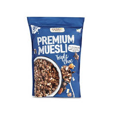 Premium muesli, triplo cioccolato