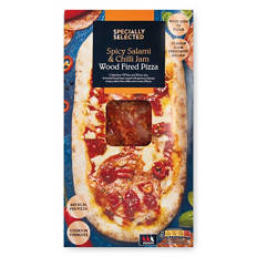 Spicy Salami & Chilli Jam Wood Fired Sourdough Pizza