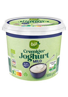 Bio-Naturjoghurt 1 kg, 3,8 % Fett