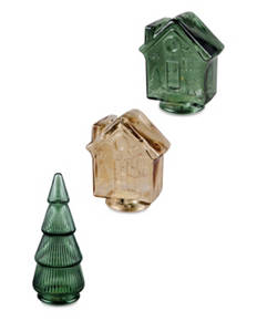 Glass LED Christmas Decoration