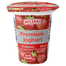 Premium-Joghurt 200 g, Erdbeere