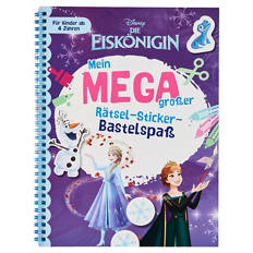 Großes Puzzle & Bastelbuch, Eiskönigin