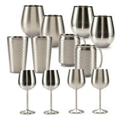 Gobelets en acier inoxydable, 2 pièces