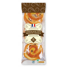 Chocolate Chip Brioche Swirls