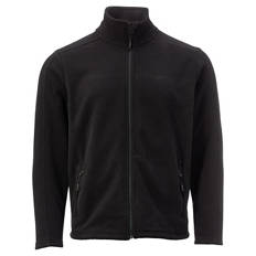 Herren Arbeits-Fleecejacke, Schwarz, S
