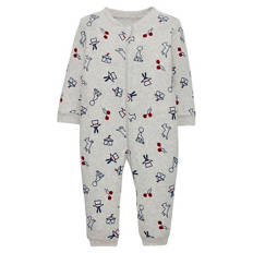 Kinder Schlafanzug, grau, 62/68