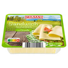 Sandwichscheiben 200 g, Gouda