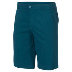 Herren Baumwoll-Leinen Bermuda, Blau, Gr. 50