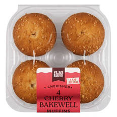 Cherry Bakewell Muffins 4 Pack