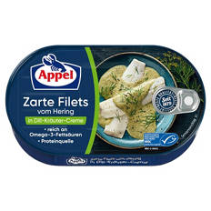 Heringsfilet 200 g, Dill-Kräuter Creme