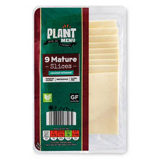 Mature Coconut Oil Based Vegan Cheese Slices 9 Pack