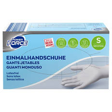 Handschuhe Nitril 100 Stück, S, Weiß