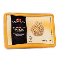 Bac de glace, vanille