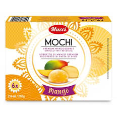 Mochi jégkrém, mangó, 6 darab