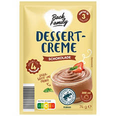 Crema dessert, cioccolato