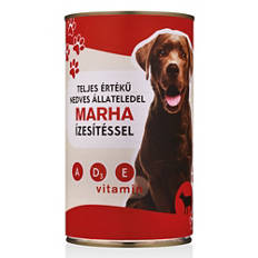 Kutyaeledel, marha ízesítéssel, 1240 g