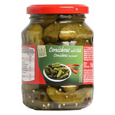 Cetriolini gourmet, al peperoncino