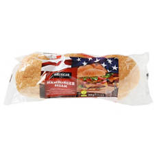 Hamburger Brötchen, mit Sesam