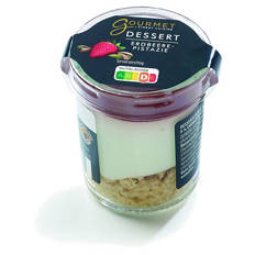 Dessert im Glas 60 g, Erdbeere-Pistazie