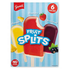 Real Fruit Splits 6 Pack