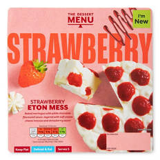 Strawberry Eton Mess Meringue Dessert