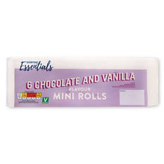Chocolate & Vanilla Flavour Mini Rolls 6 Pack