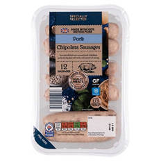 Pork Chipolata Sausages 12 Pack