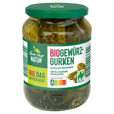 Bio-Gewürzgurken 360 g