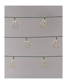 Solar Geo & Pineapple String Lights
