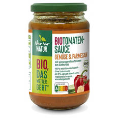 Bio-Tomatensauce 325 ml, Gemüse Parmesan