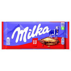 Tafelschokolade 87 g, Milka & LU-Kekse
